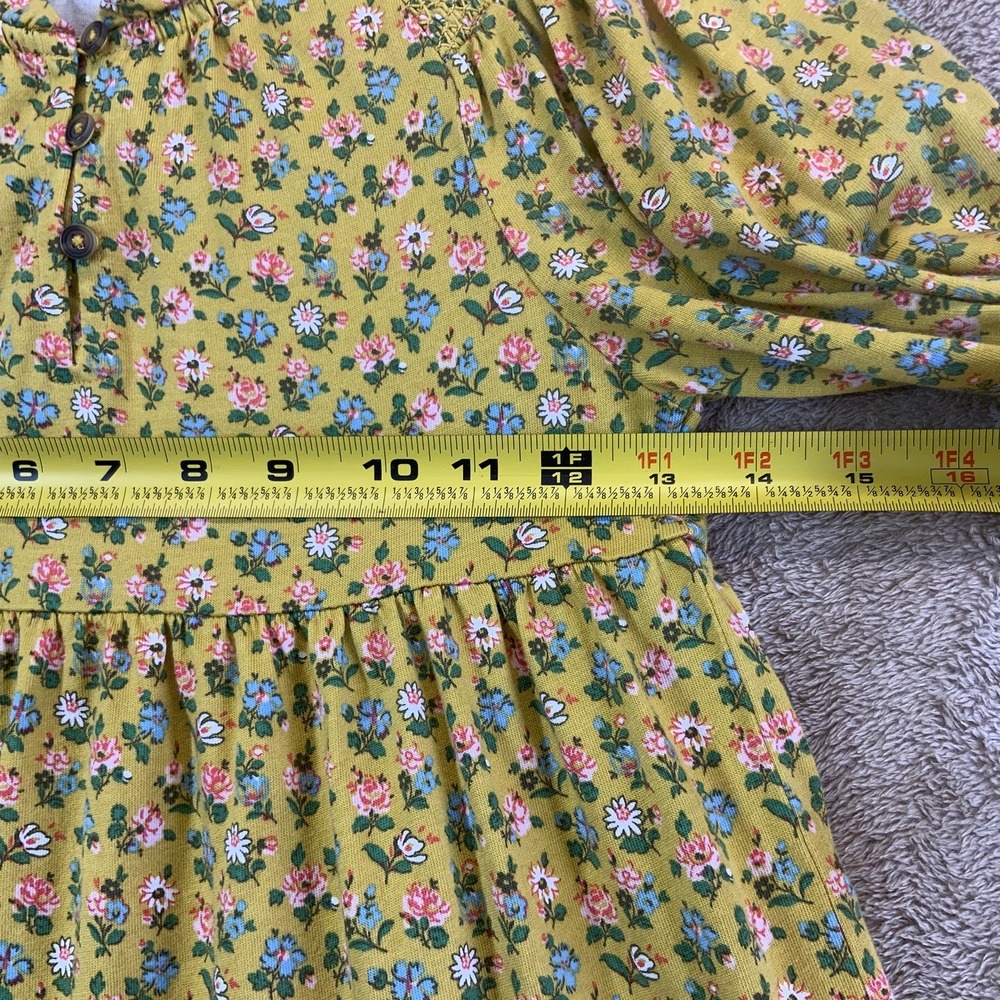 Mini Boden Long Sleeve Tiered Floral Dress 8-9 Autumn Fall Prairie EUC - Picture 4 of 8